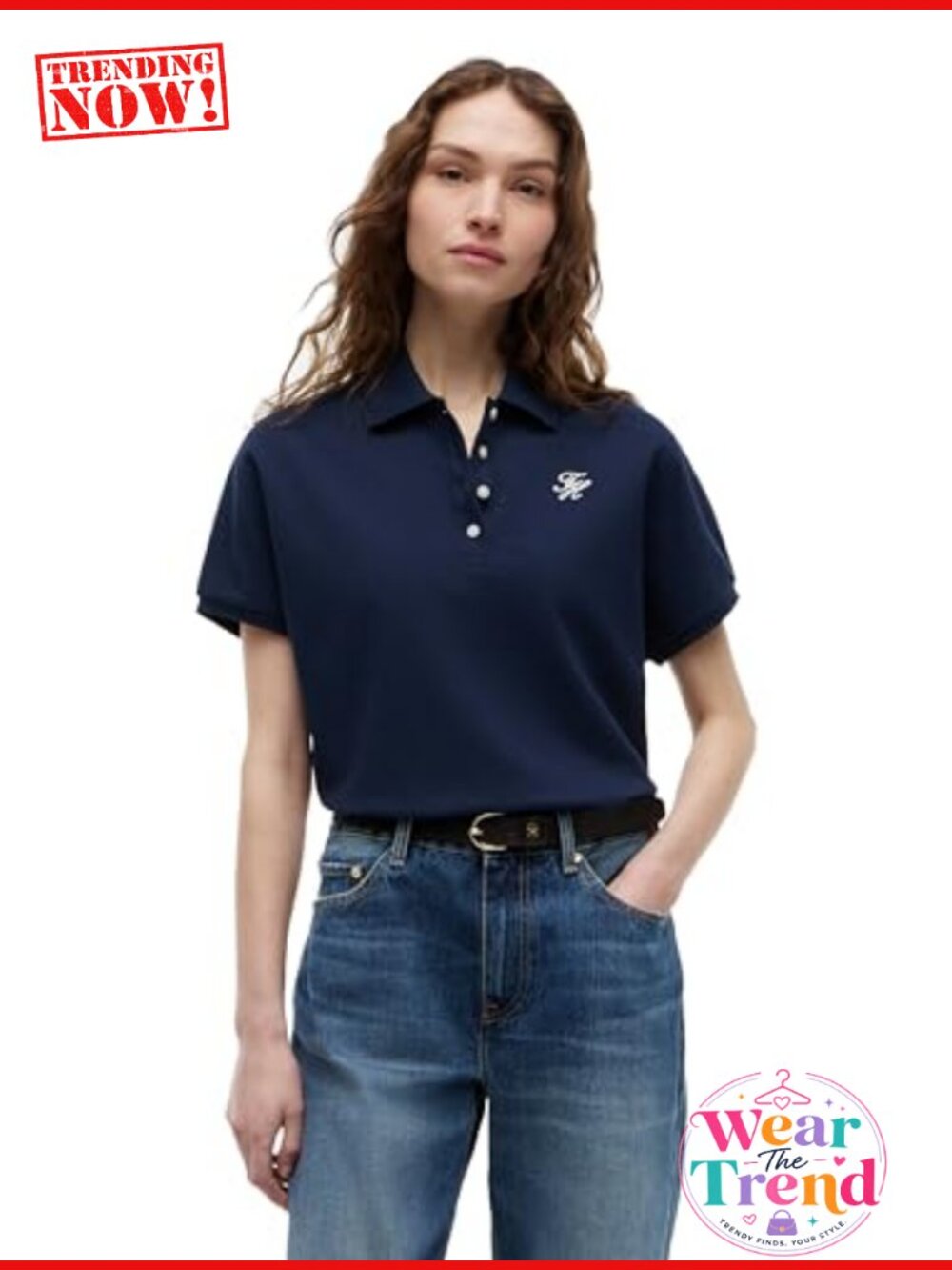 Women's Cotton Short Sleeve Polo Shirt Regular Fit Stretch